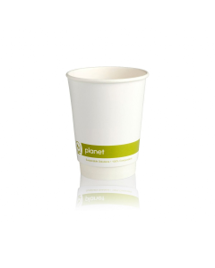 8oz Double Wall ‘Planet’ PLA Compostable Cups (500)