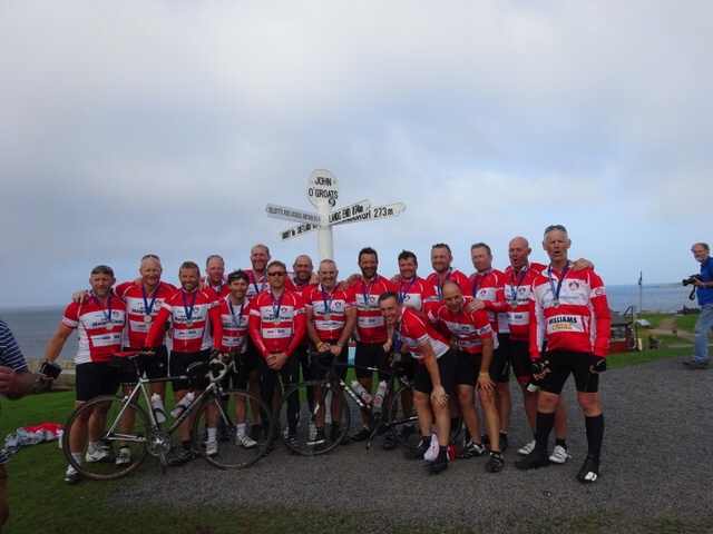 Gloucester Rugby Bike Ride - John O'Groats