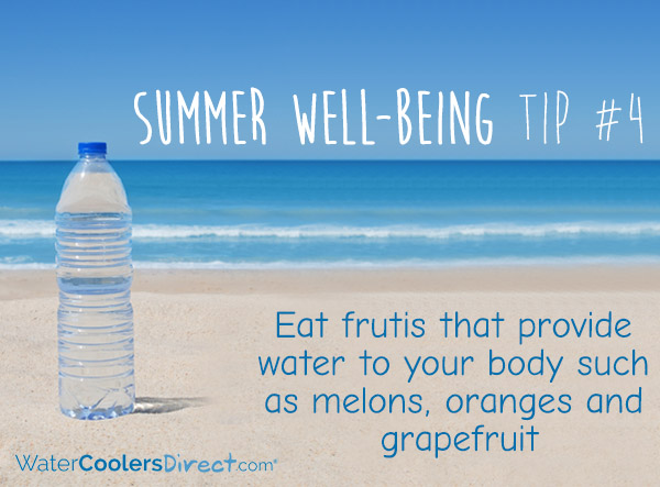Summer Well Being Hydration Tip #4