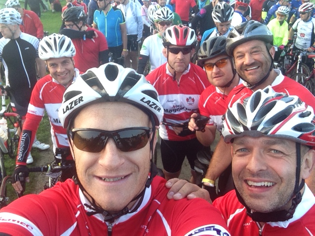 Gloucester Rugby - Bike Ride Selfie