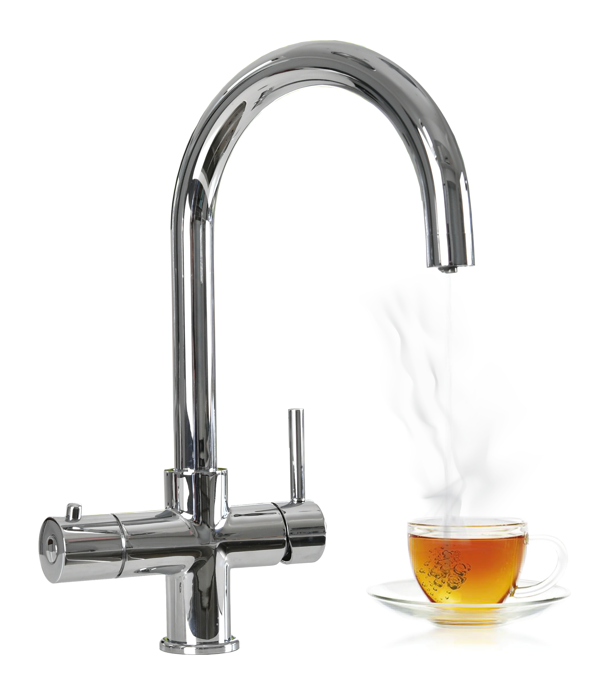 Boiling hot taps for kitchens