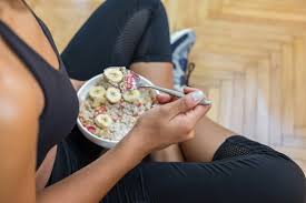 Bowl of cereal with fruit