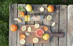 fruit infusion in water