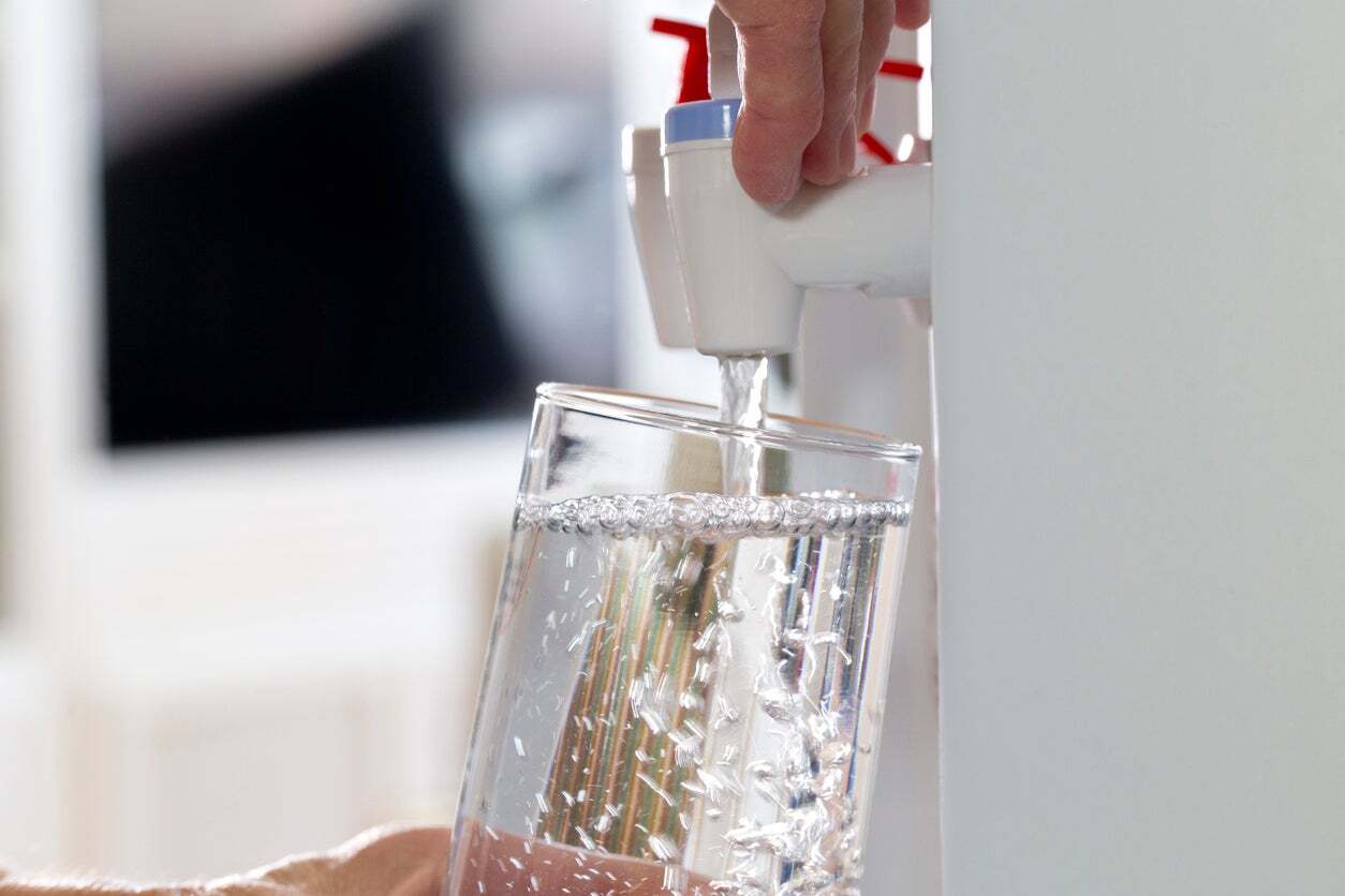 Water coolers and safe drinking water for staff